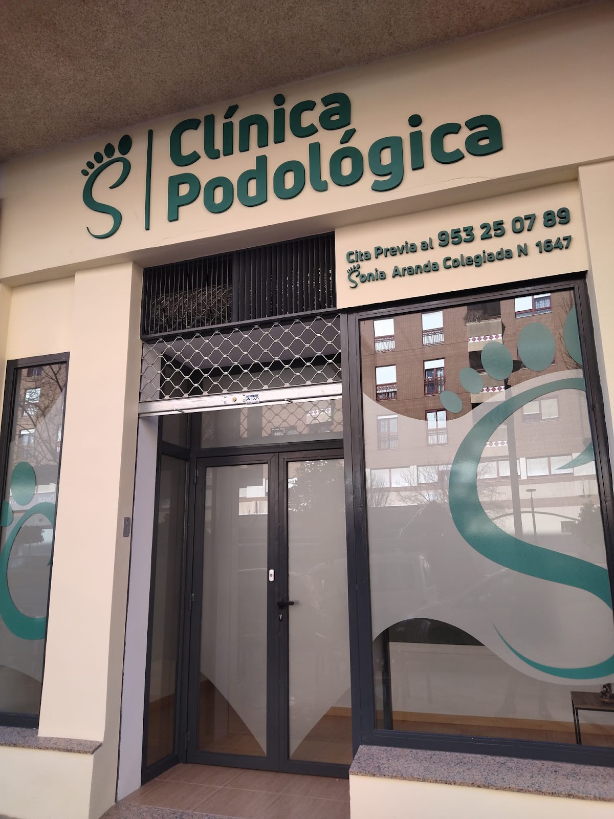 Fachada de Clínica Podológica Sonia Aranda en Jaén